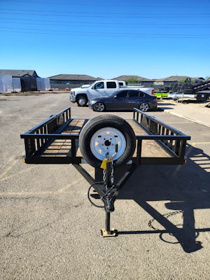 Big Tex Big Tex 10'x77" Single Axle Utility Trailer w/ Ramps (35SA)