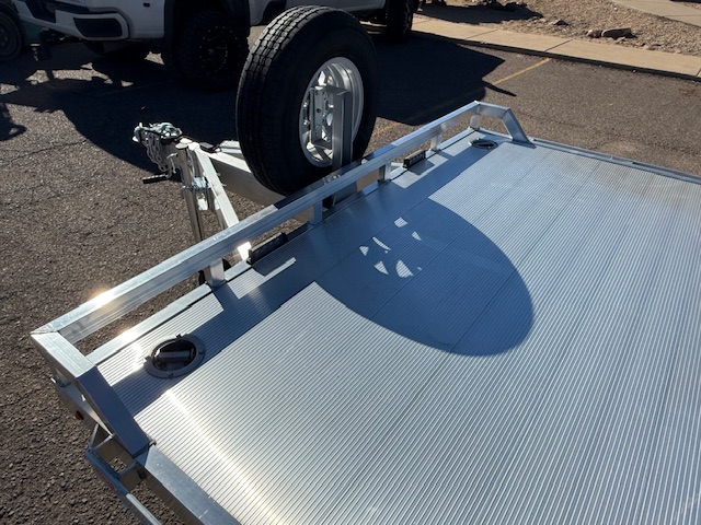 Aluma 28x102" All Aluminum Wide Body, 10K GVWR, Heavy Tandem Axle, Drive-Over-Fenders (WB28H-TA-EL-DOF-R-RR-RTD) - Stock #ALU272 - Image 11 of 14