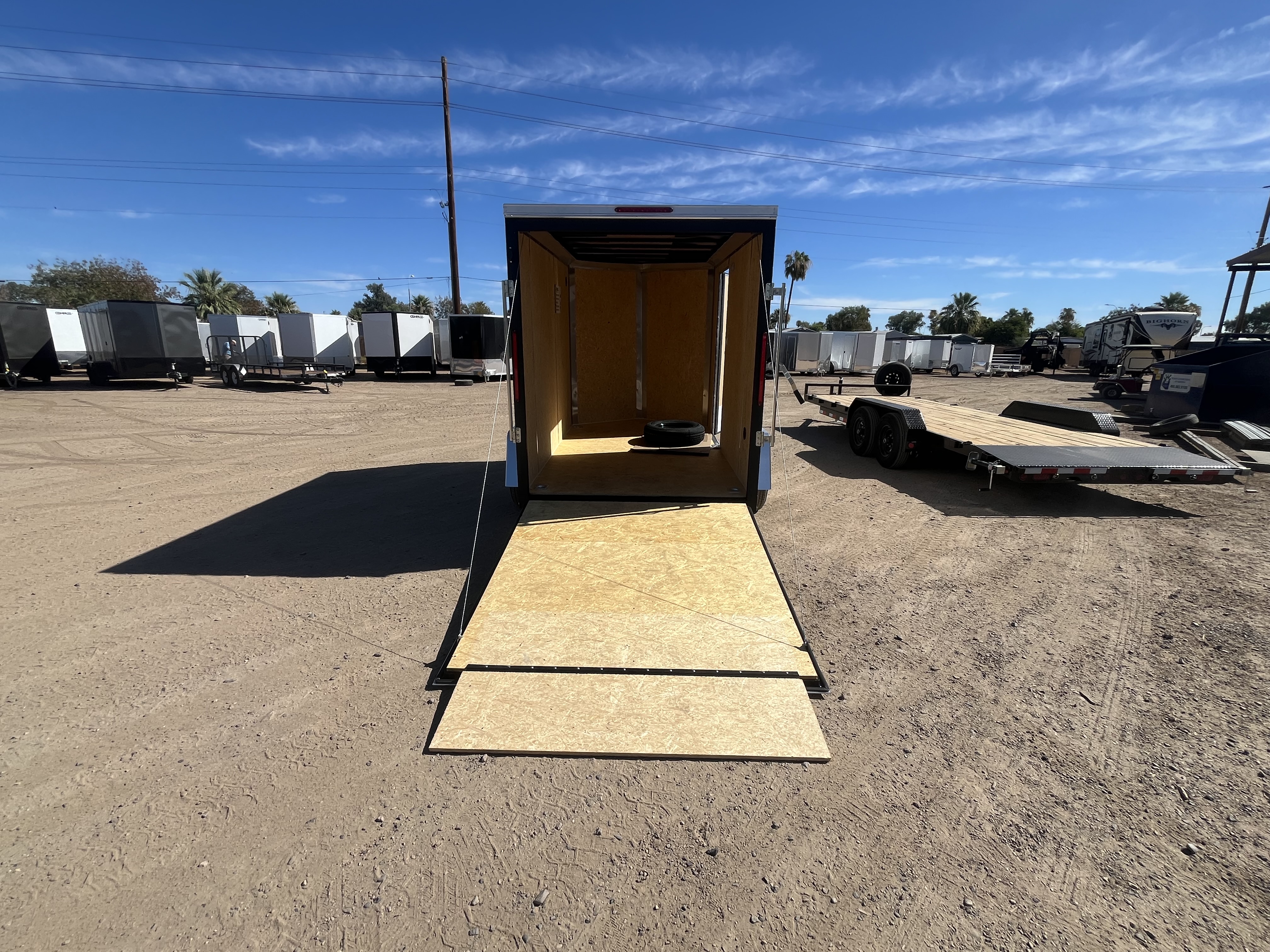 Cargo Express 6'x10' Enclosed Cargo Trailer w/ Rear Ramp Door