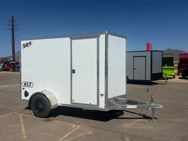 EZ Hauler 6'x10' All-Aluminum Enclosed Cargo Trailer w/ Rear Ramp Door (EZEC)
