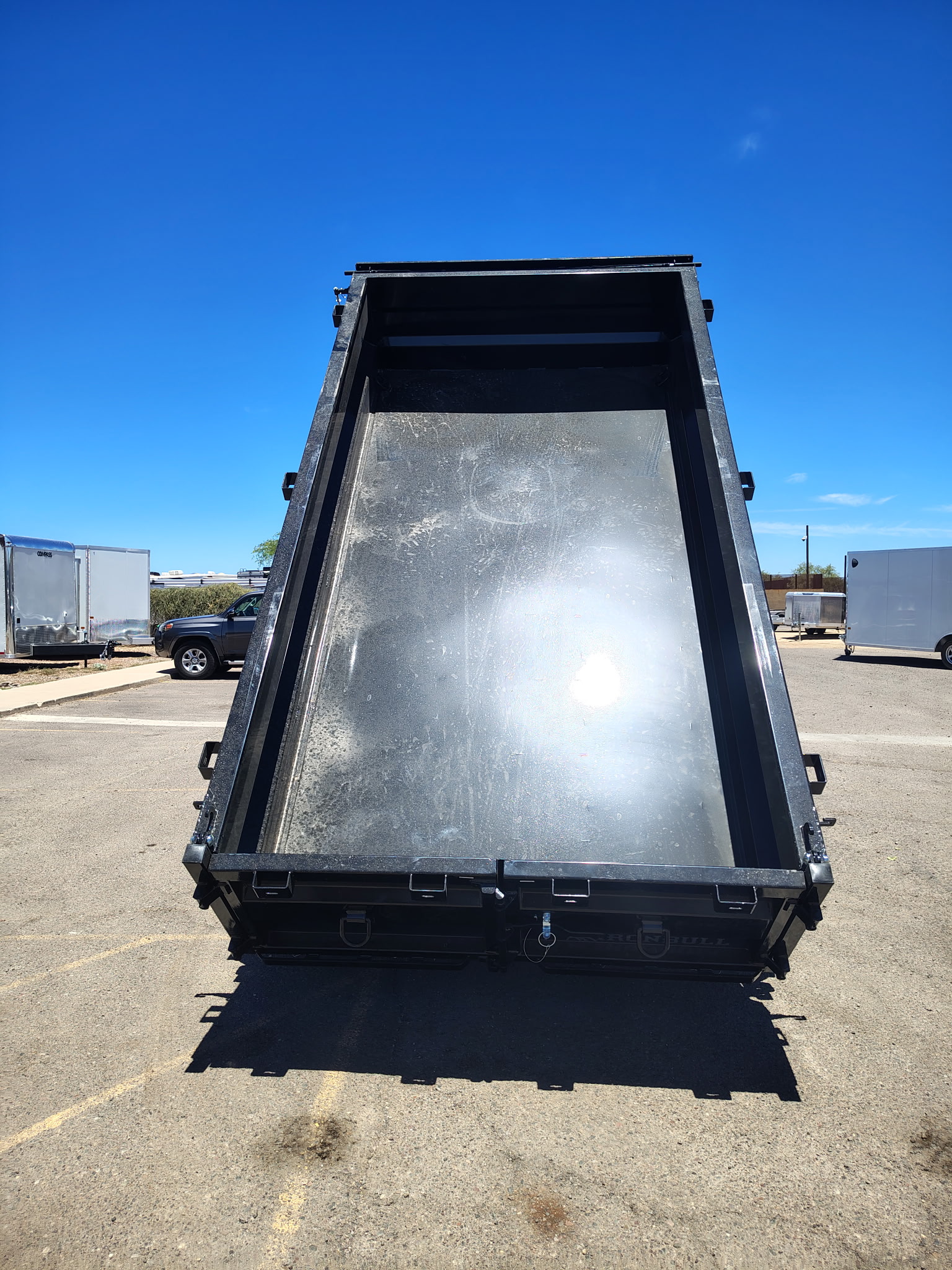 Norstar 12x72 IronBull Tandem Axle Dump, 15K GVWR, 24" Sides, Solar Charger - Stock #NST1509 - Image 9 of 11