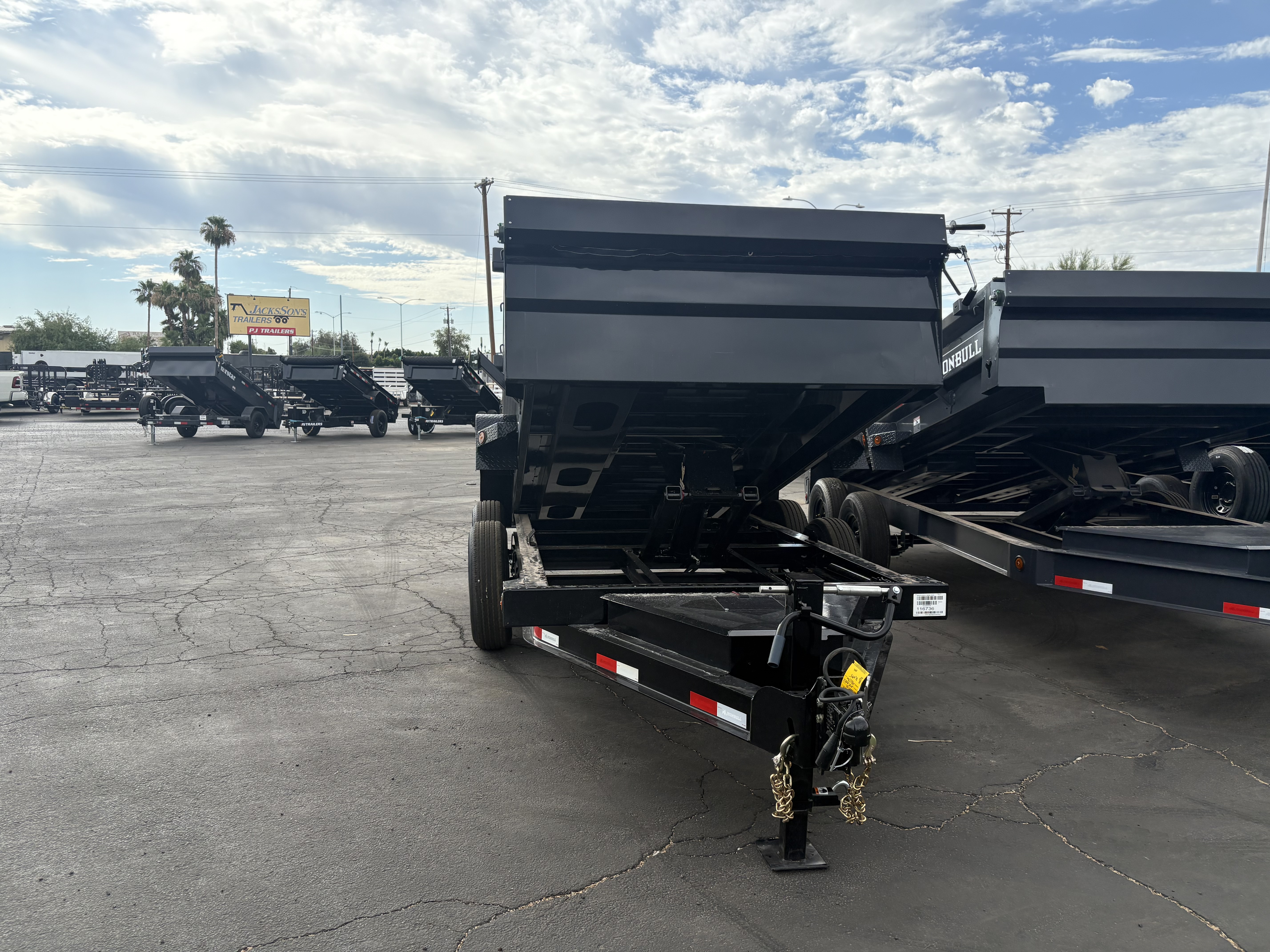 Norstar 12x72 IronBull Tandem Axle Dump, 15K GVWR, 24" Sides, Solar Charger - Stock #NST1486 - Image 1 of 5
