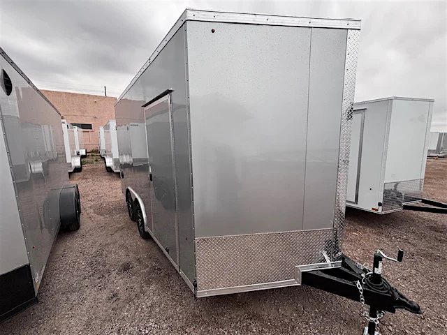 Compass 14x8.5 Jasper SE FT, 7K GVWR, 6" Extra Height, D-Ring, Ramp Door - Stock #CMP2759 - Image 2 of 5 Compass 14x8.5 Jasper SE FT, 7K GVWR, 6" Extra Height, D-Ring, Ramp Door - Stock #CMP2759 - Image 2 of 5