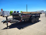 PJ Trailers 14'x83" Voyager Dump Trailer w/ 2' Sides (DV) Stock #PJD1704 - Thumbnail 5