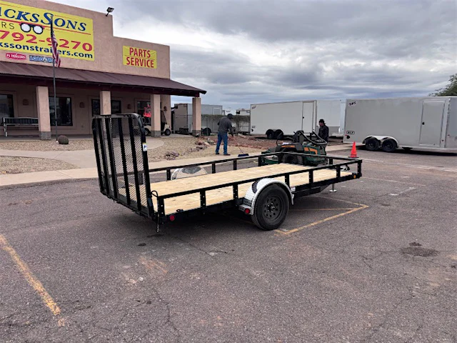 P.J. Trailers 14x83 Single Axle, 3K GVWR, Channel Utility - Stock #PPJ11016 - Image 2 of 5 P.J. Trailers 14x83 Single Axle, 3K GVWR, Channel Utility - Stock #PPJ11016 - Image 2 of 5