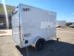 Alcom 10x6 All Aluminum XLT-P Enclosed, 3K GVWR, Side Door, Ramp Door Stock #ALC274 - Thumbnail 1