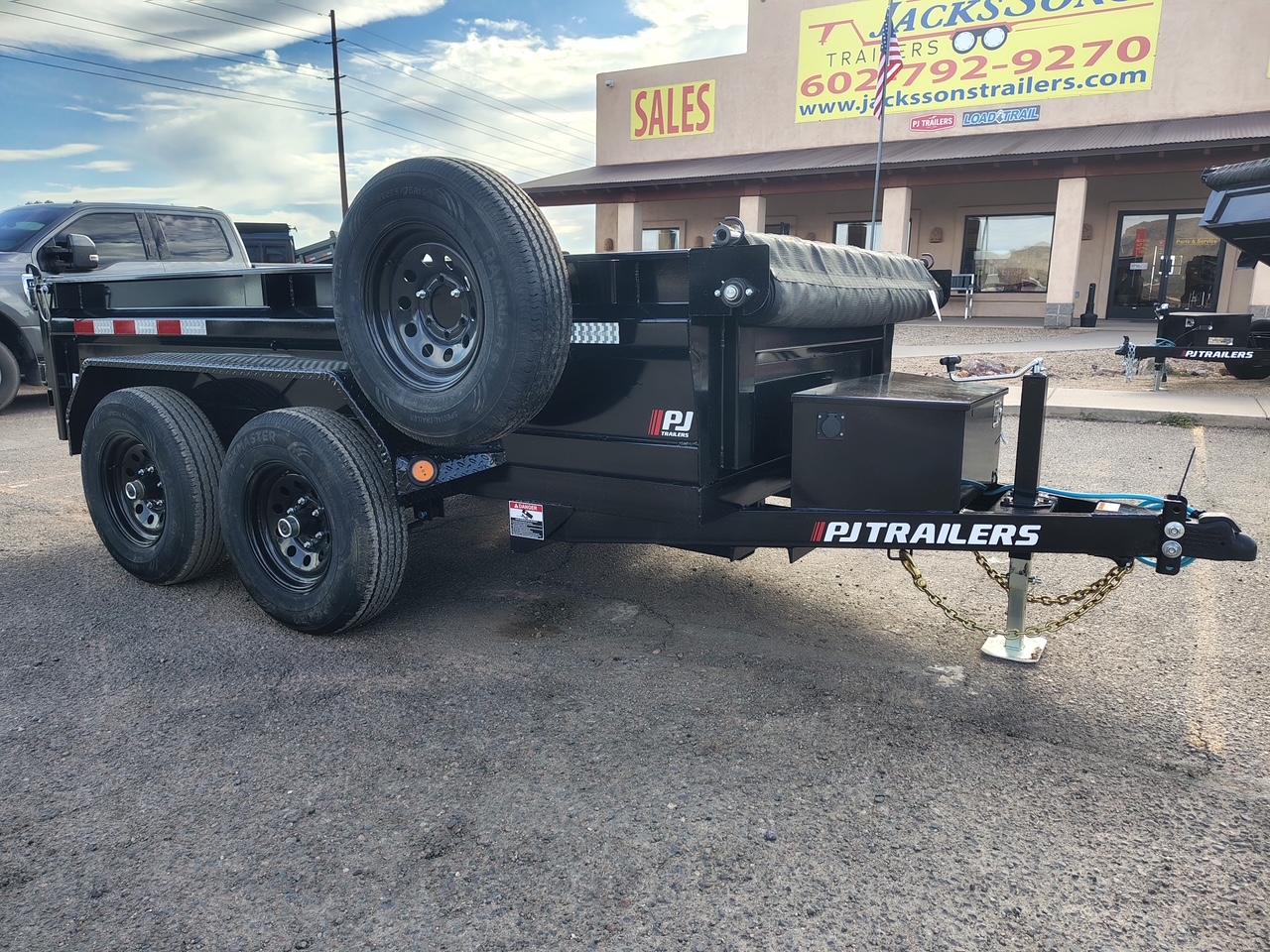 P.J. Trailers 10X60 Utility Dump, Tandem Axle, 10K GVWR - Stock #PJD1672 - Image 2 of 8