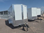 Compass 12x6 Indigo DLX, Flat Top V-Nose, 7K GVWR, Ramp Door Stock #CMP2939 - Thumbnail 3
