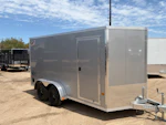Alcom 14x7 All Aluminum XLT-P Enclosed, 7K GVWR, Side Door, Ramp Door Stock #ALC266 - Thumbnail 1