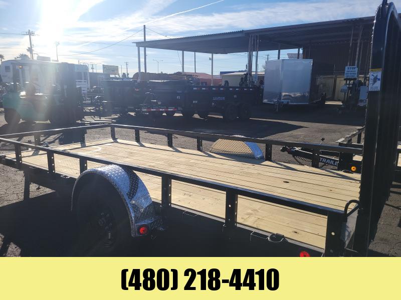 P.J. Trailers 14x77 Single Axle, 3K GVWR, Channel Utility - Stock #PPJ10821 - Image 2 of 4