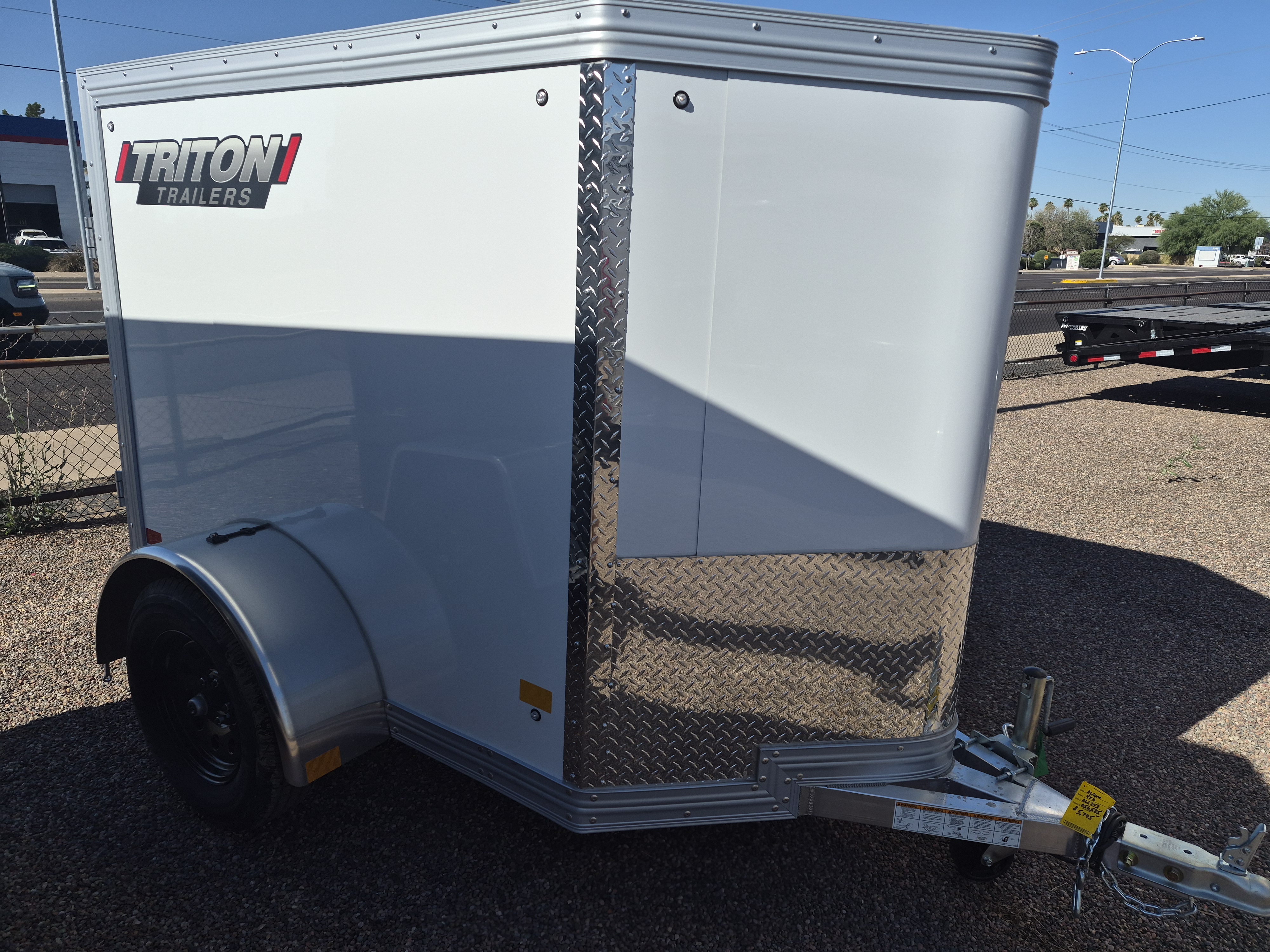 TRITON 6x4 All Aluminum, NXT Enclosed, 2K GVWR, Swing Door - Stock #ALC243 - Image 2 of 3