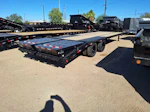 P.J. Trailers 28' Gooseneck Low-Pro Flatdeck with Duals, Hydraulic Jacks, 25K GVWR Stock #PPJ10752 - Thumbnail 2