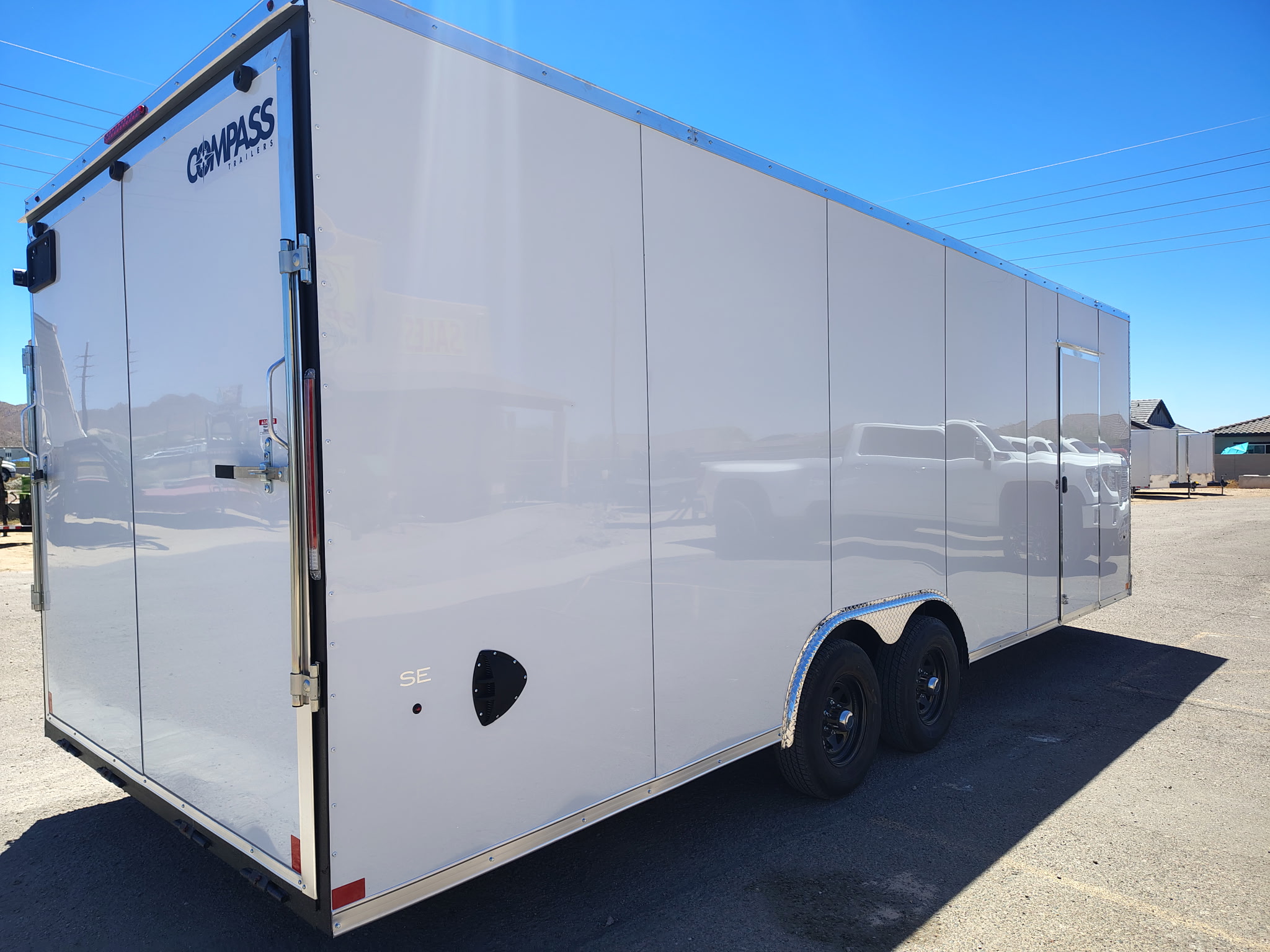 Compass 8.5'x24' Enclosed Cargo Trailer w/ Rear Ramp Door