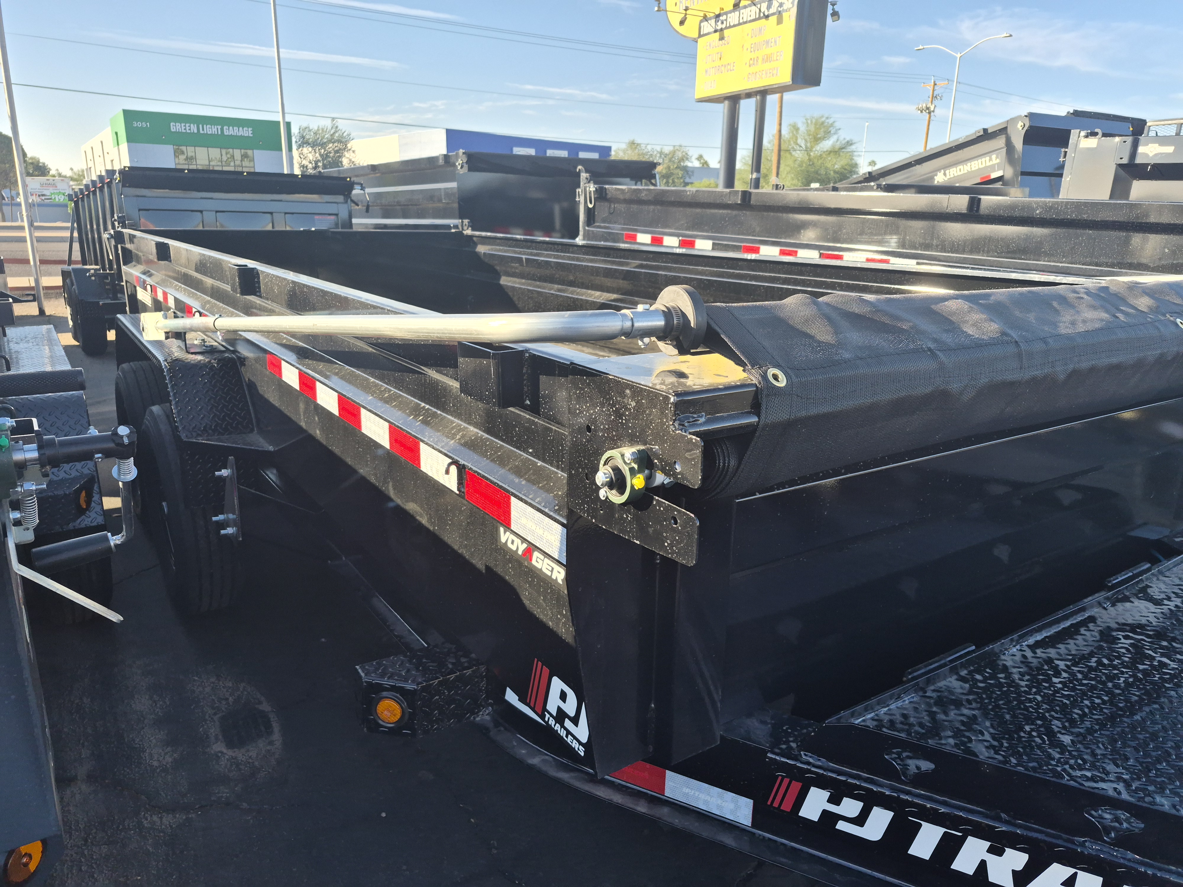 P.J. Trailers 16X83 Tandem Axle, Low Pro Dump, 15.4K GVWR - Stock #PJD1631 - Image 2 of 4