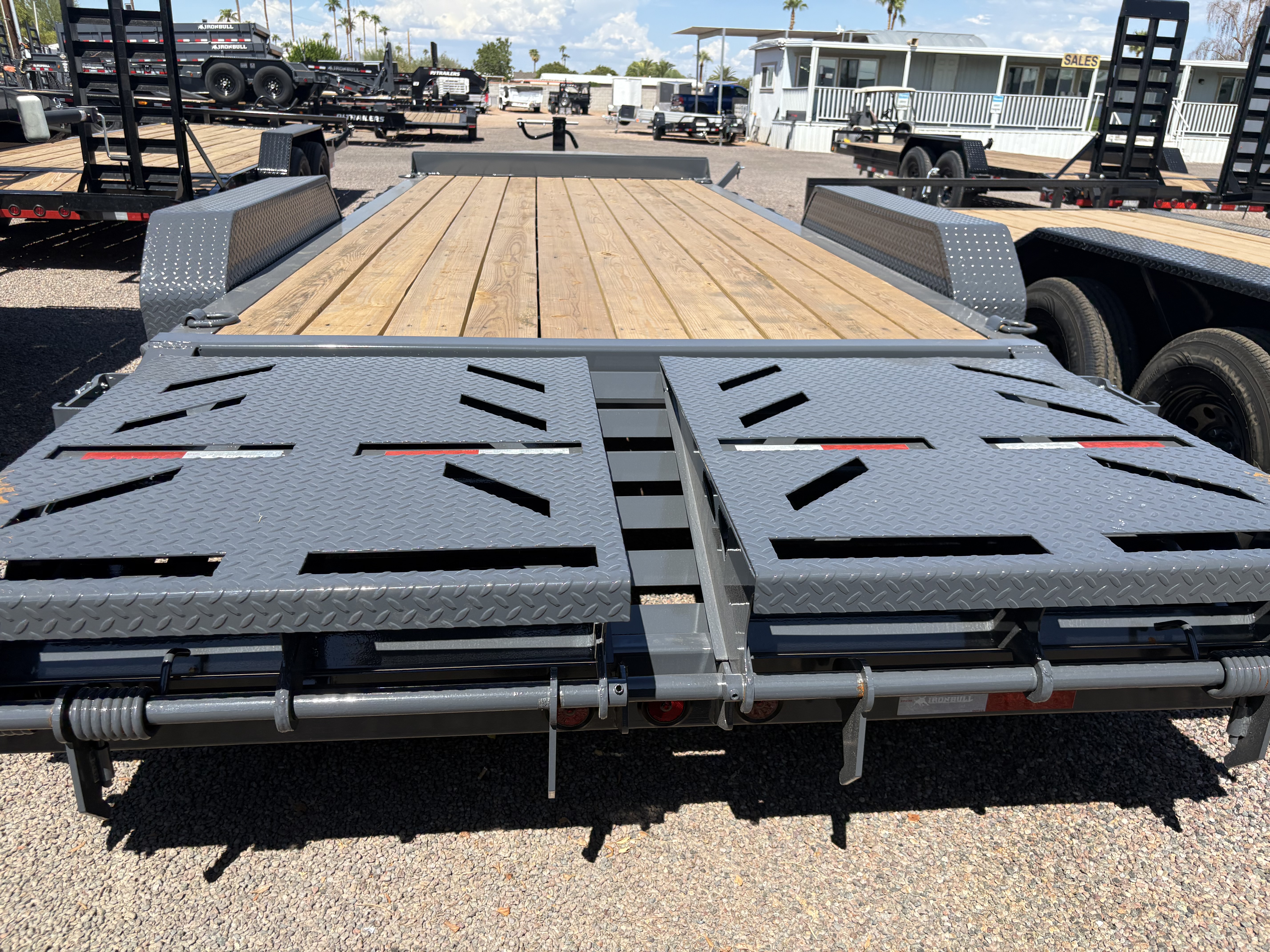 Norstar 20x83 IronBull, Tandem Axle, 14K GVWR, Rampage Ramps - Stock #NS518 - Image 5 of 5