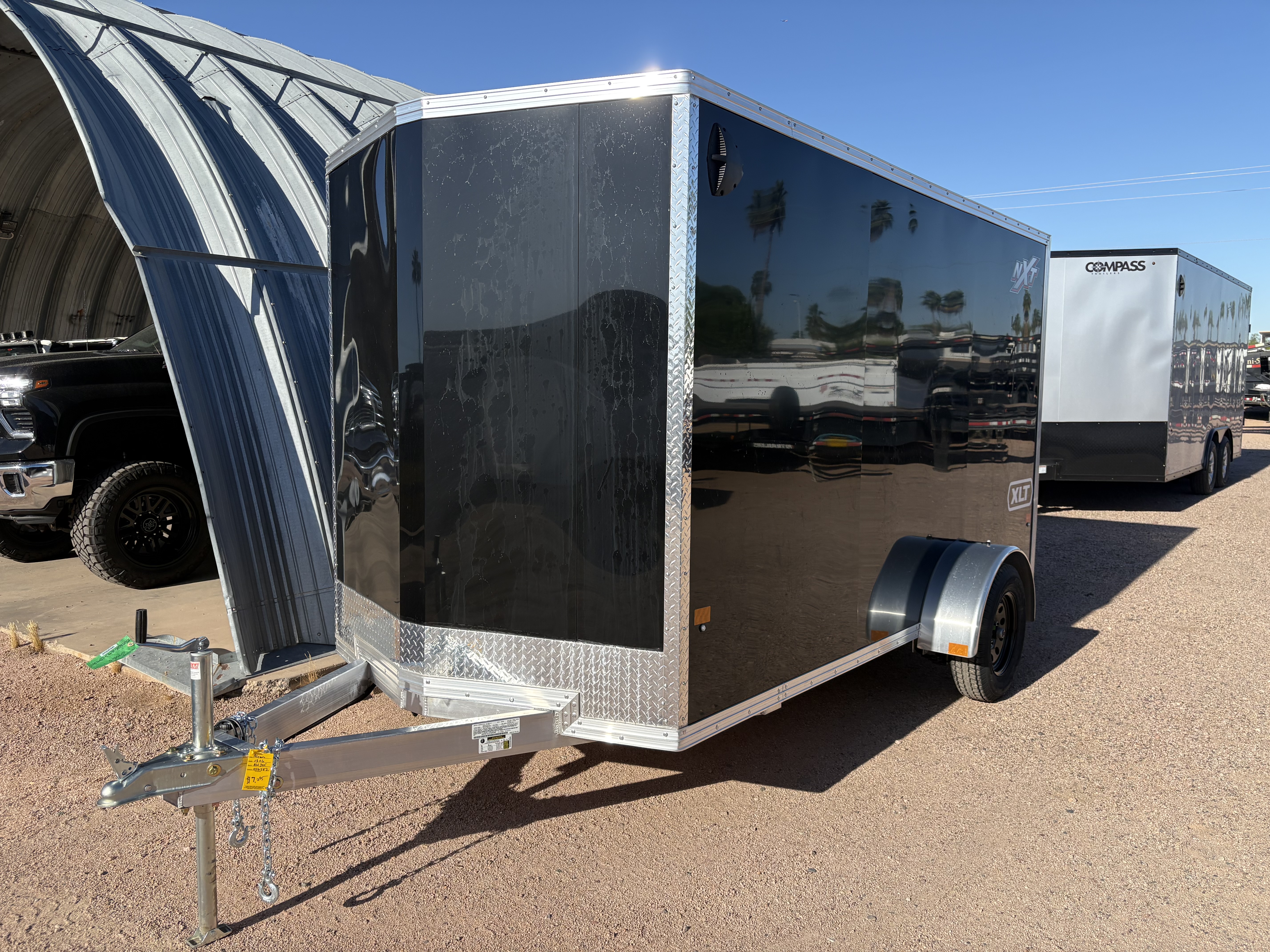 Alcom 12x6 All Aluminum NXT Enclosed, 3K GVWR, Limited Edition, Ramp Door - Stock #ALC235 - Image 2 of 5