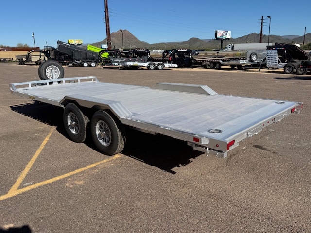 Aluma 20x102" All Aluminum Wide Body, 10K GVWR, Heavy Tandem Axle, Drive-Over-Fenders (WB20H-TA-EL-DOF-R-RR-RTD) - Stock #ALU304 - Image 4 of 10