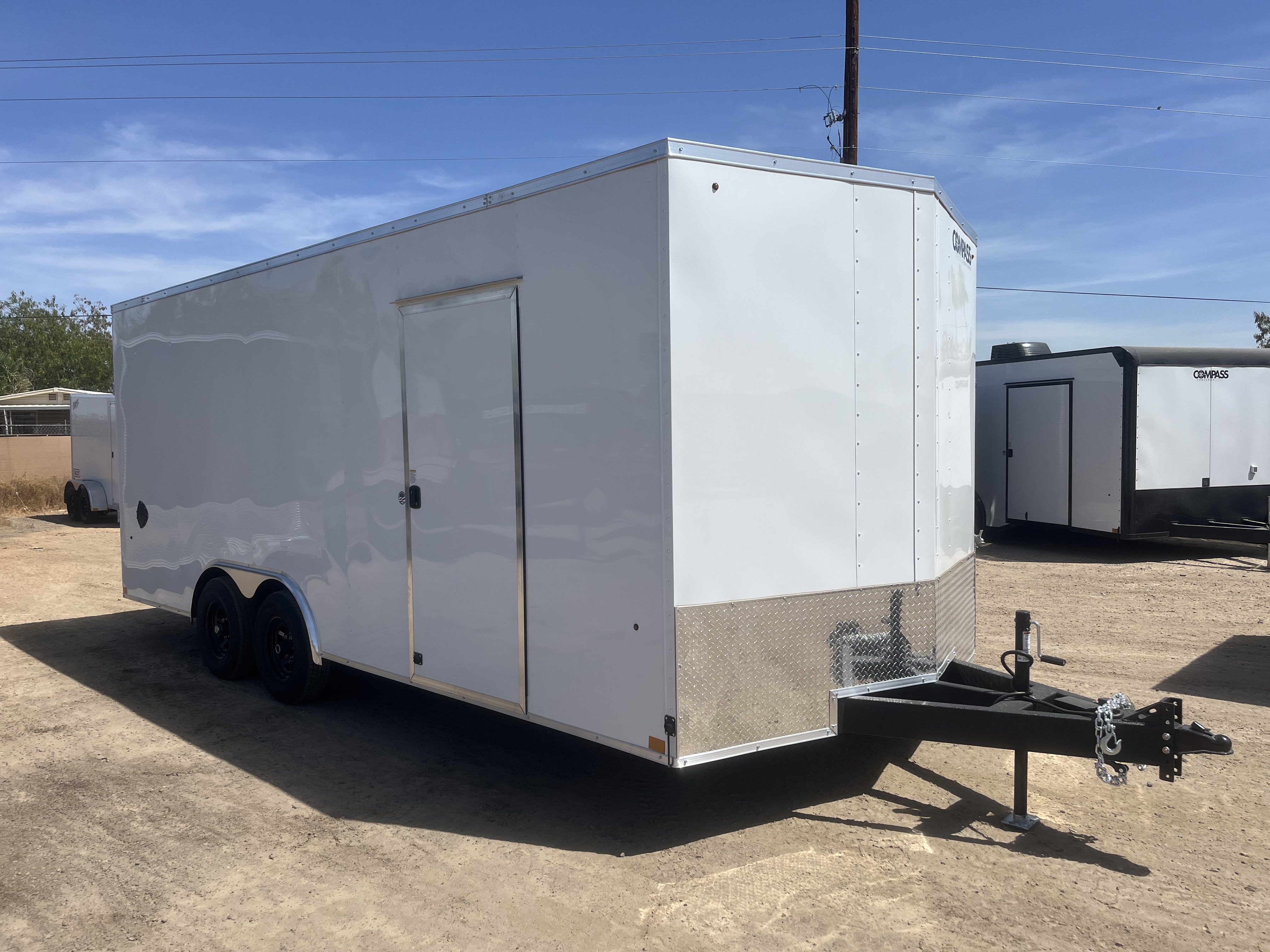 Compass 20x8.5 Indigo DLX, 10K GVWR, Ramp Door - Stock #CMP2873 - Image 1 of 9