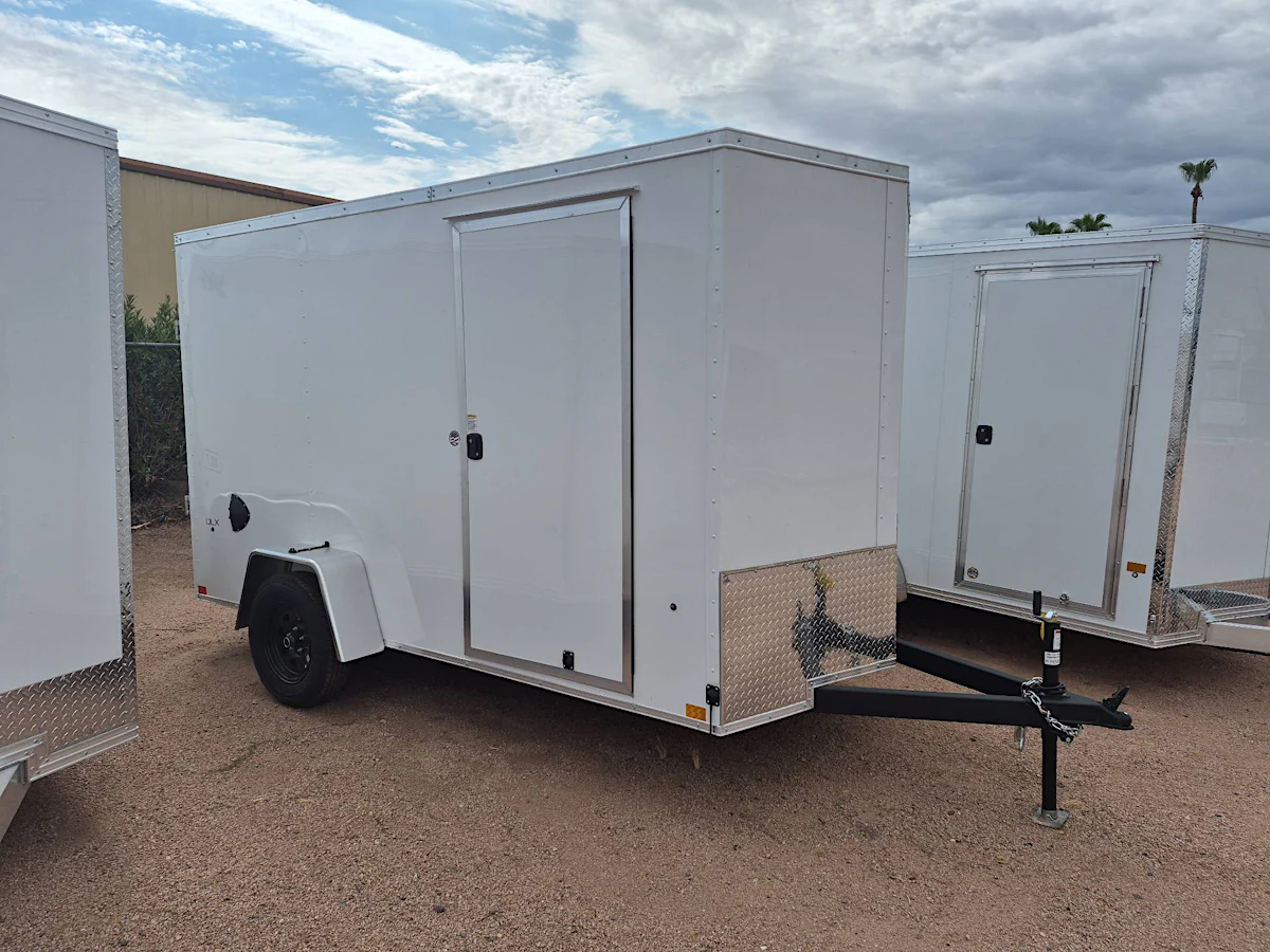 Compass Compass 6'x12' Enclosed Cargo Trailer w/ Ramp Door - Stock #CMP2893 - Image 1 of 4 Compass Compass 6'x12' Enclosed Cargo Trailer w/ Ramp Door - Stock #CMP2893 - Image 1 of 4