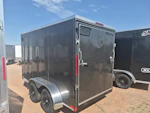 Compass 12x6 Indigo DLX, Flat Top V-Nose, 7K GVWR, Ramp Door Stock #CMP2941 - Thumbnail 1