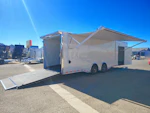 Compass 28x8.5 Canyon Race Trailer, 14K GVWR, Ramp Door,  AC/Heat, Elec. Awning Stock #CMP2879 - Thumbnail 4