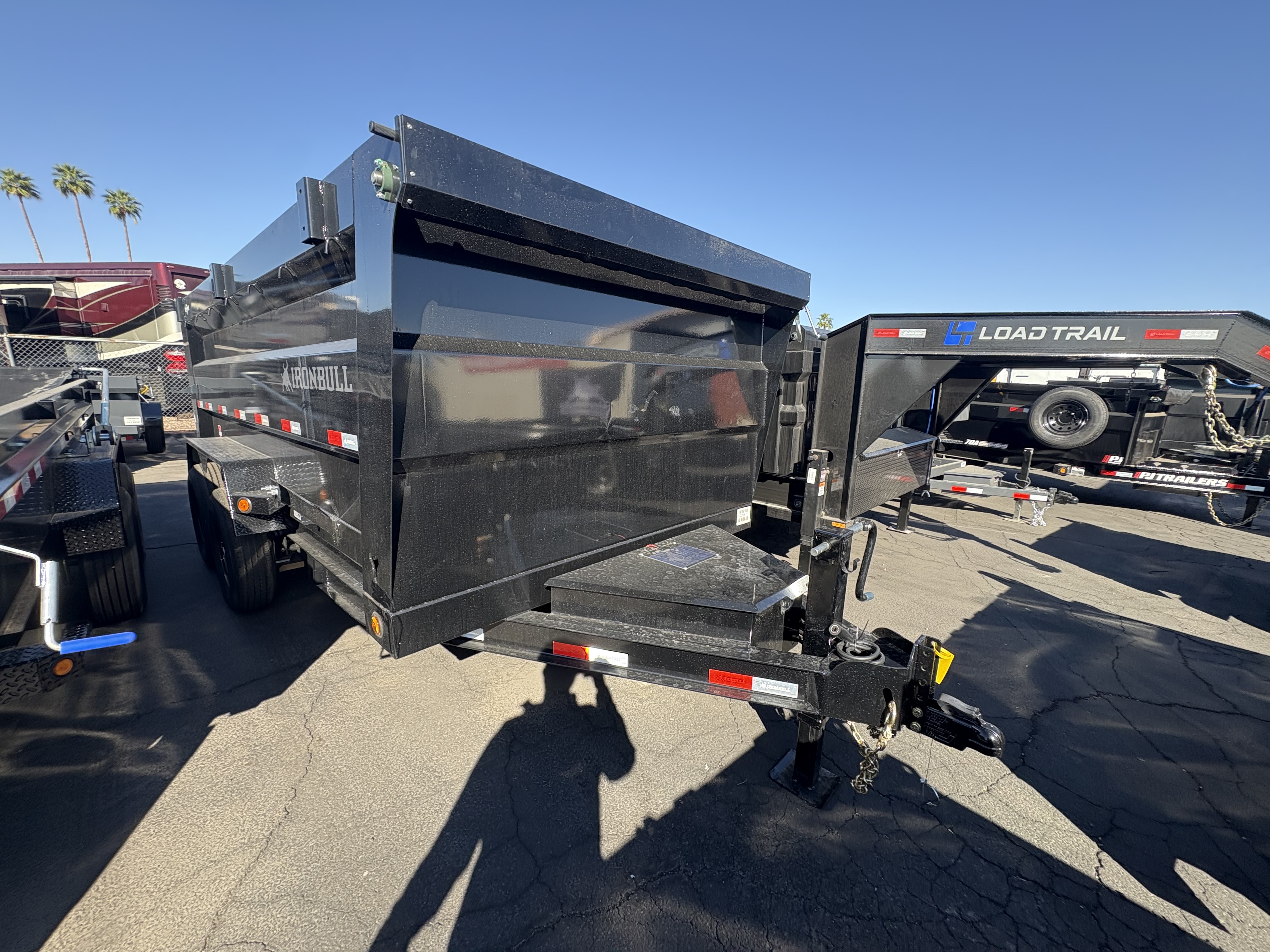 Norstar 14x83 IronBull Tandem Axle Dump, 15K GVWR, 48" Sides, Solar Charger, 14 Ply Tires - Stock #NST1416 - Image 2 of 5