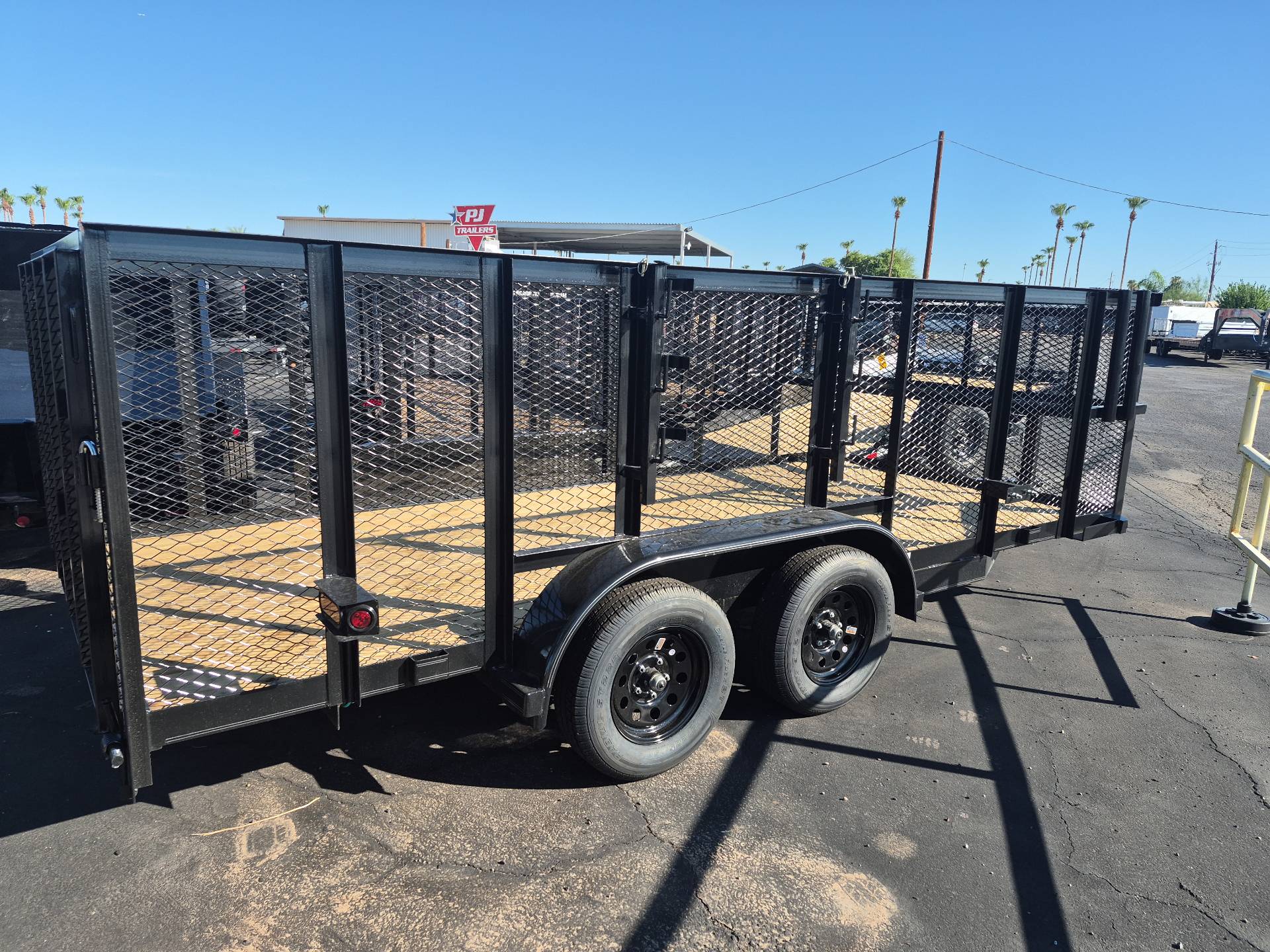 Texas Bragg 16'x83" Landscape Trailer with 4 ft Sides (16LST)