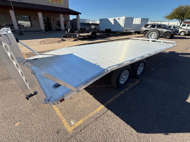 Aluma 20'x102" Aluminum Flatbed Trailer w/ Bi-Fold Tailgate (1020H)
