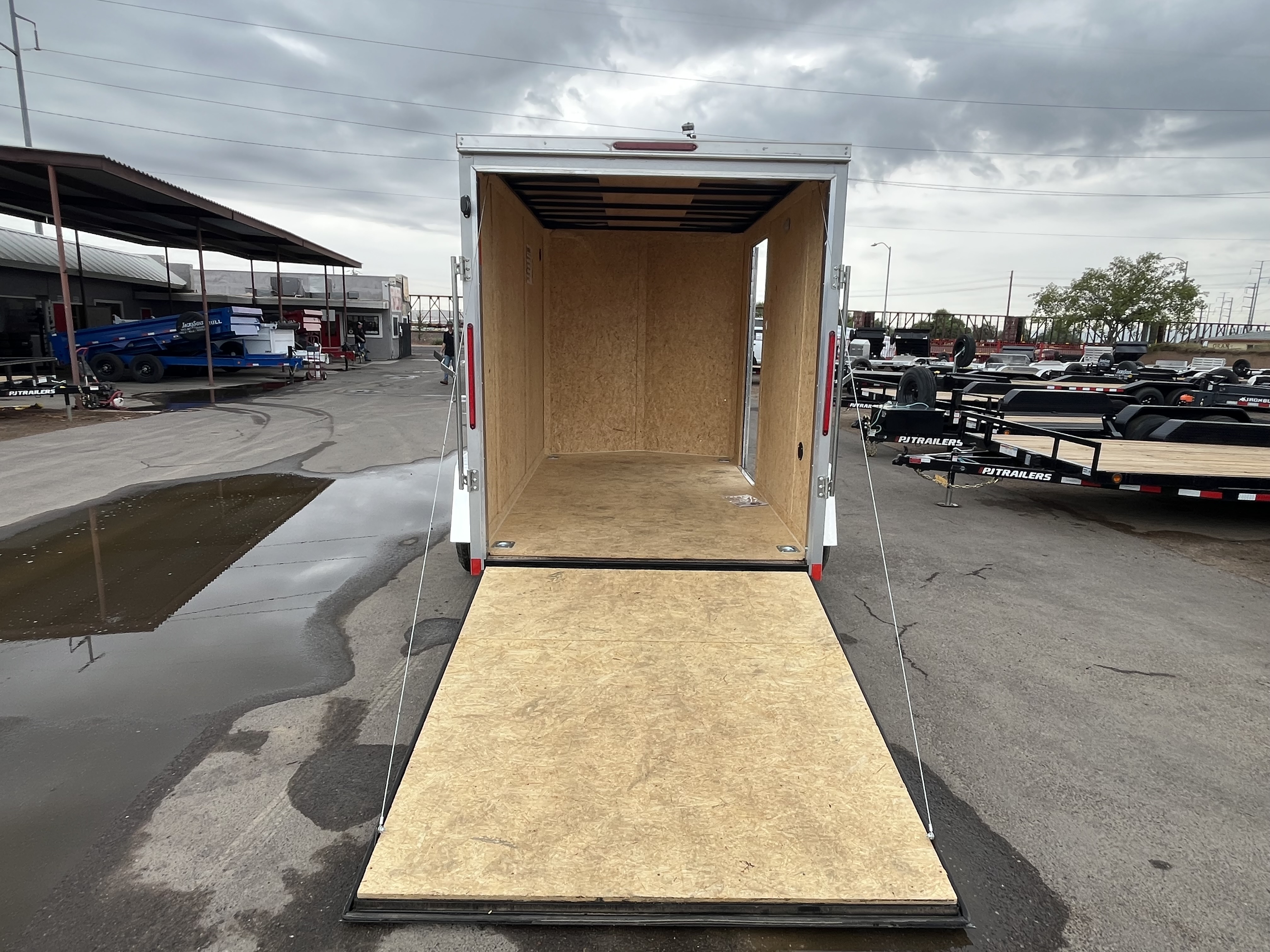 Compass 6'x10' Enclosed Cargo Trailer w/ Rear Ramp Door