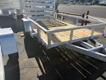 Sure-Trac 10x6 Aluminum Utility, 3K GVWR, Ramp Gate Stock #SR004 - Thumbnail 2