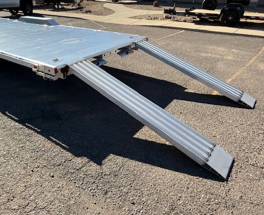 Aluma 20x102" All Aluminum Wide Body, 10K GVWR, Heavy Tandem Axle, Drive-Over-Fenders (WB20H-TA-EL-DOF-R-RR-RTD) - Stock #ALU304 - Image 8 of 10