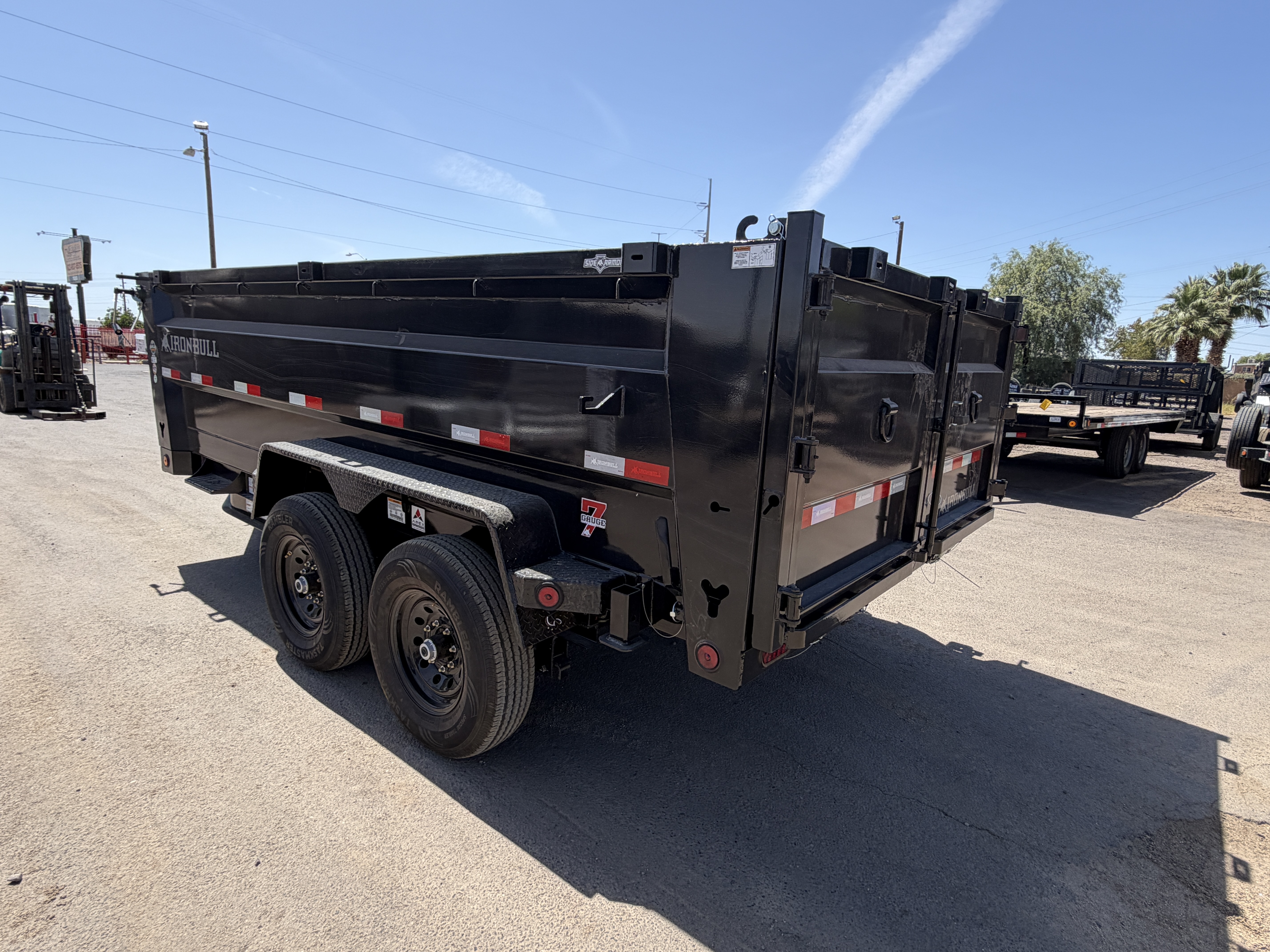 Norstar 14x83 IronBull Tandem Axle Dump, 15K GVWR, 36" Sides, Solar Charger, 14 Ply Tires - Stock #NST1446 - Image 3 of 10