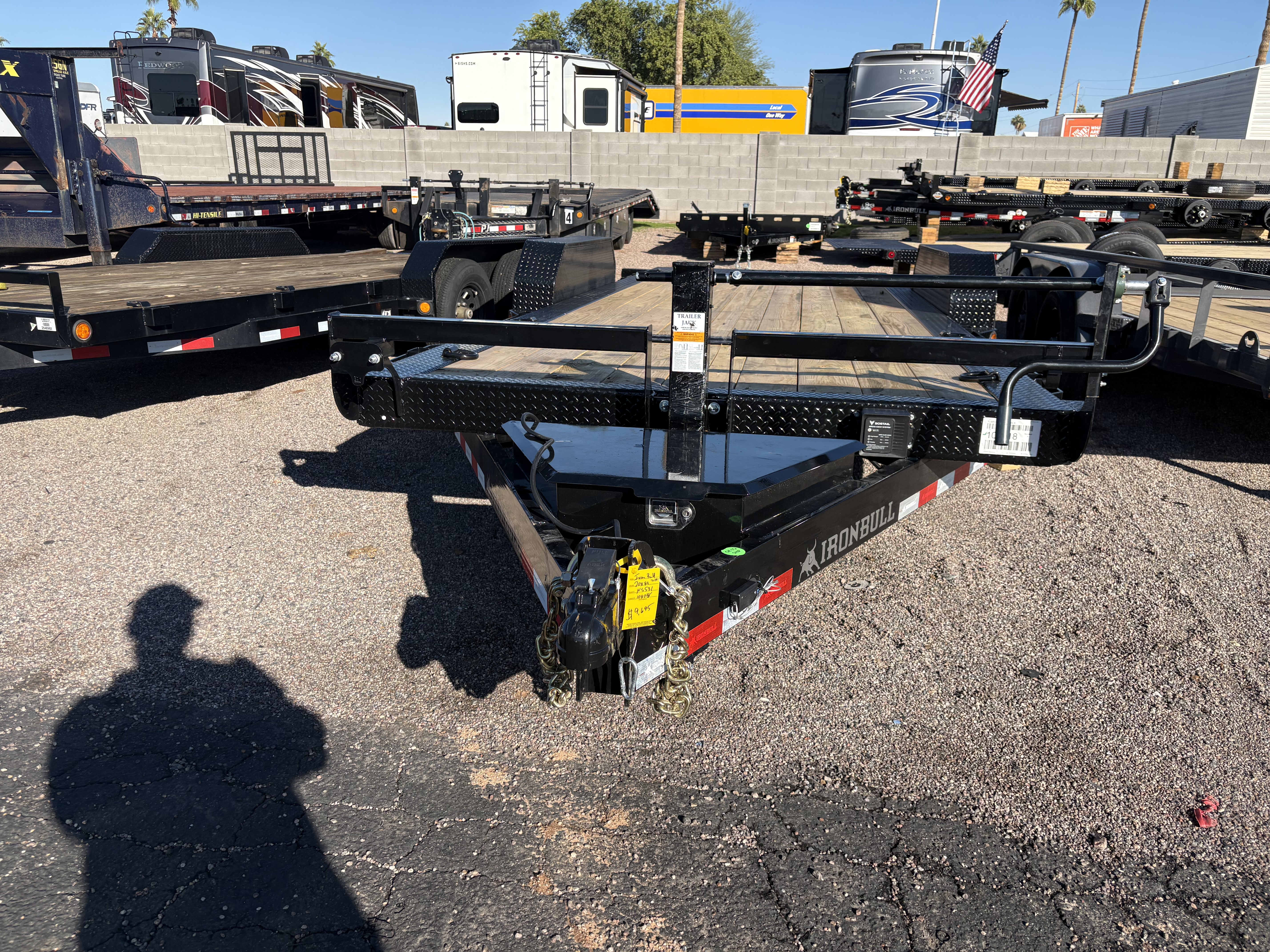Norstar 20x83 IronBull Tandem Axle, 14K GVWR, Low-Pro Gravity Tilt - Stock #NS531 - Image 1 of 4