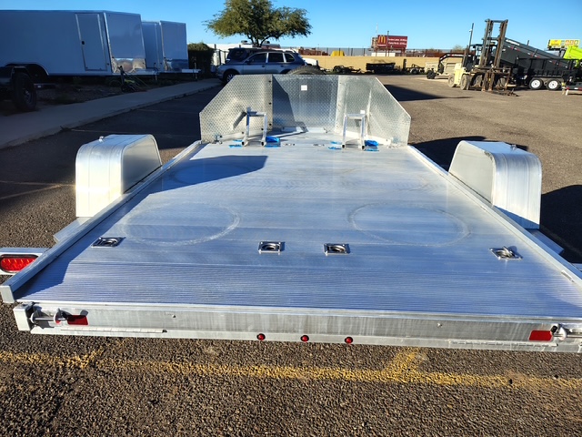 Aluma MC210 Motorcycle Trailer, 3K GVWR, Single Axle (MC210S-R-RTD) - Stock #ALU291 - Image 6 of 8
