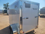 Alcom 08x5 All Aluminum NXT Enclosed, 3K GVWR, Ramp Door Stock #ALC140 - Thumbnail 3