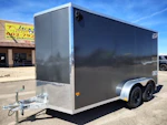 Alcom 14x7 All Aluminum, XLTP2 Enclosed, 7K GVWR, Side Door, Ramp Door Stock #ALC216 - Thumbnail 1