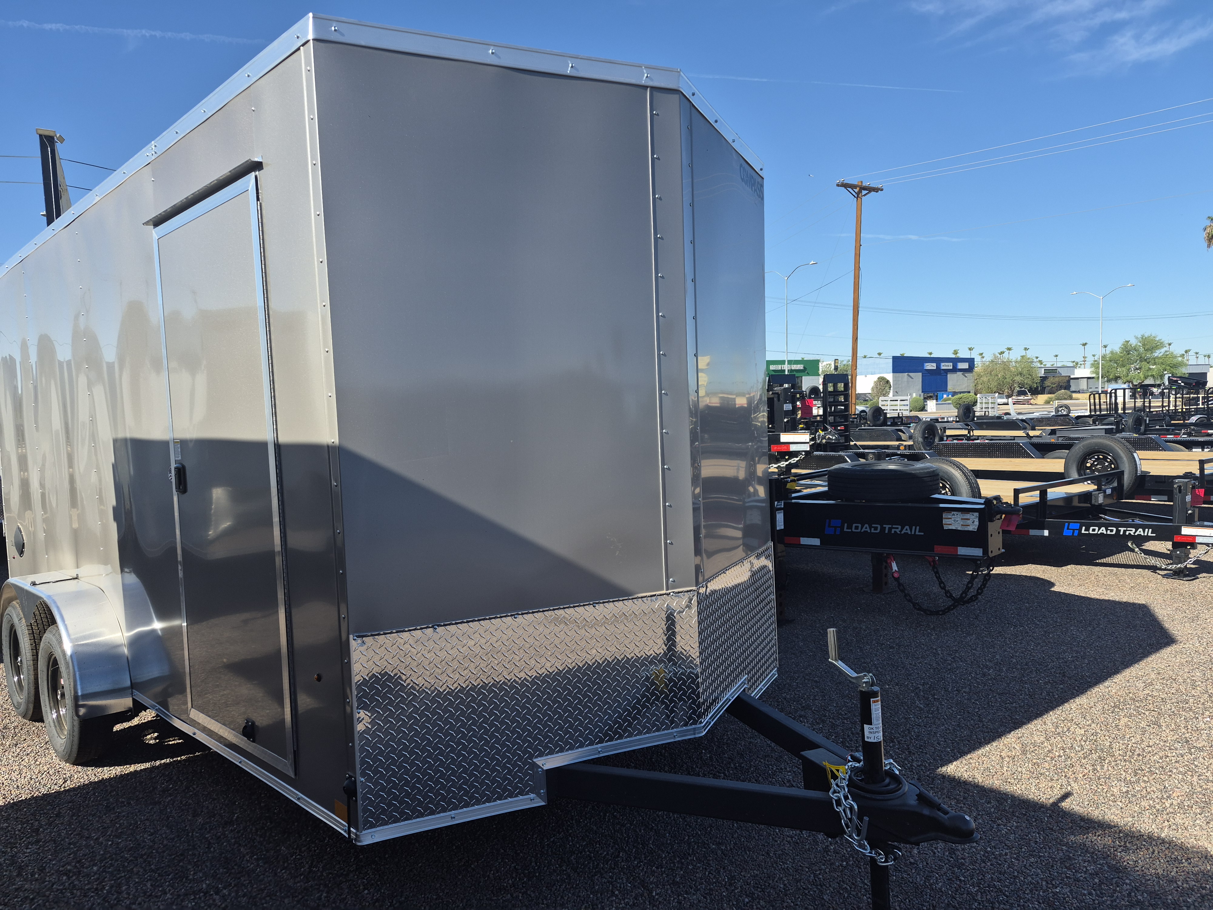 Compass 16x7 Indigo DLX, 7K GVWR, Ramp Door - Stock #CMP2892 - Image 1 of 4
