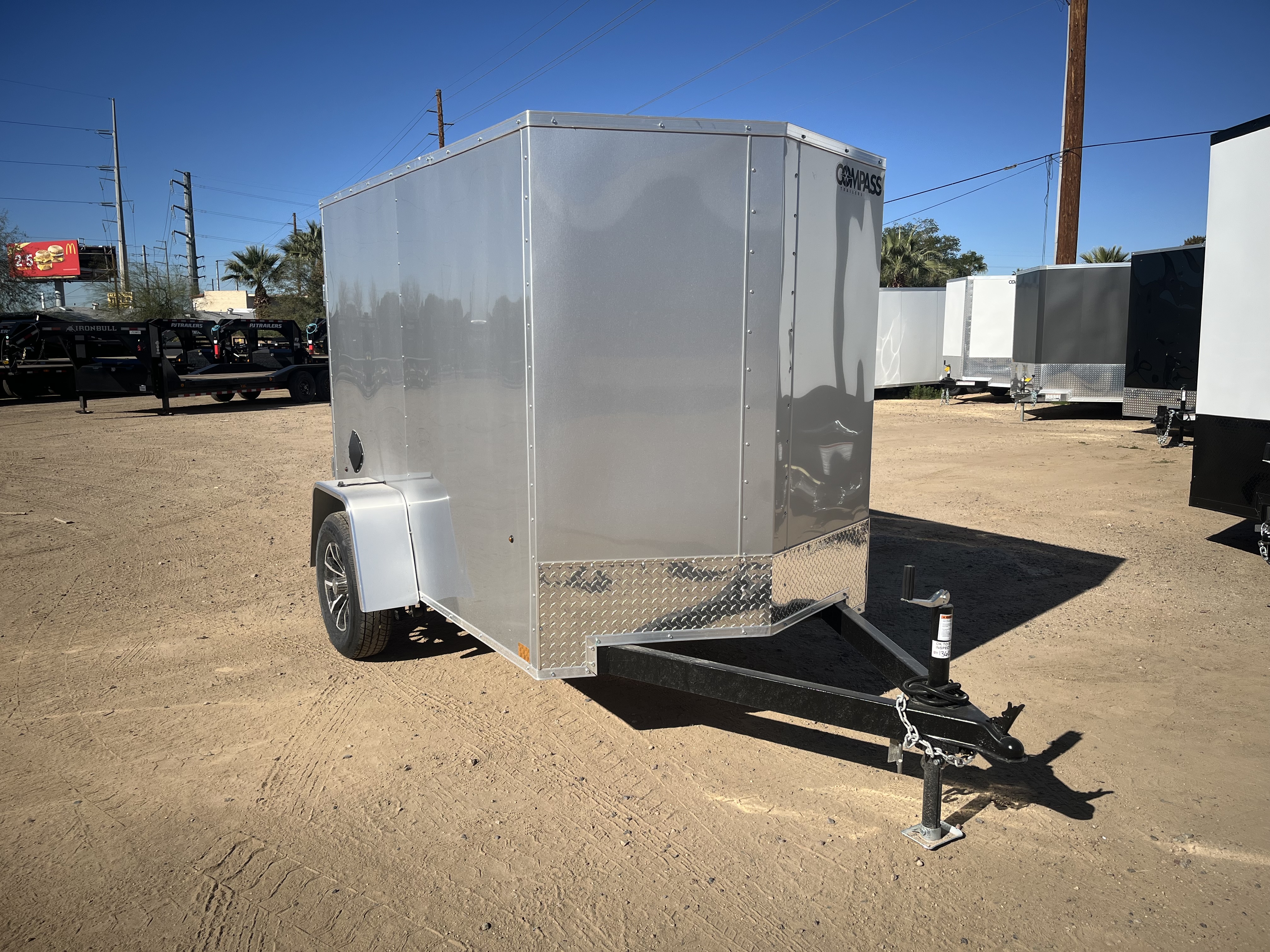 Compass 08x5 Indigo DLX, 3K GVWR, Ramp Door - Stock #CMP2730 - Image 1 of 10