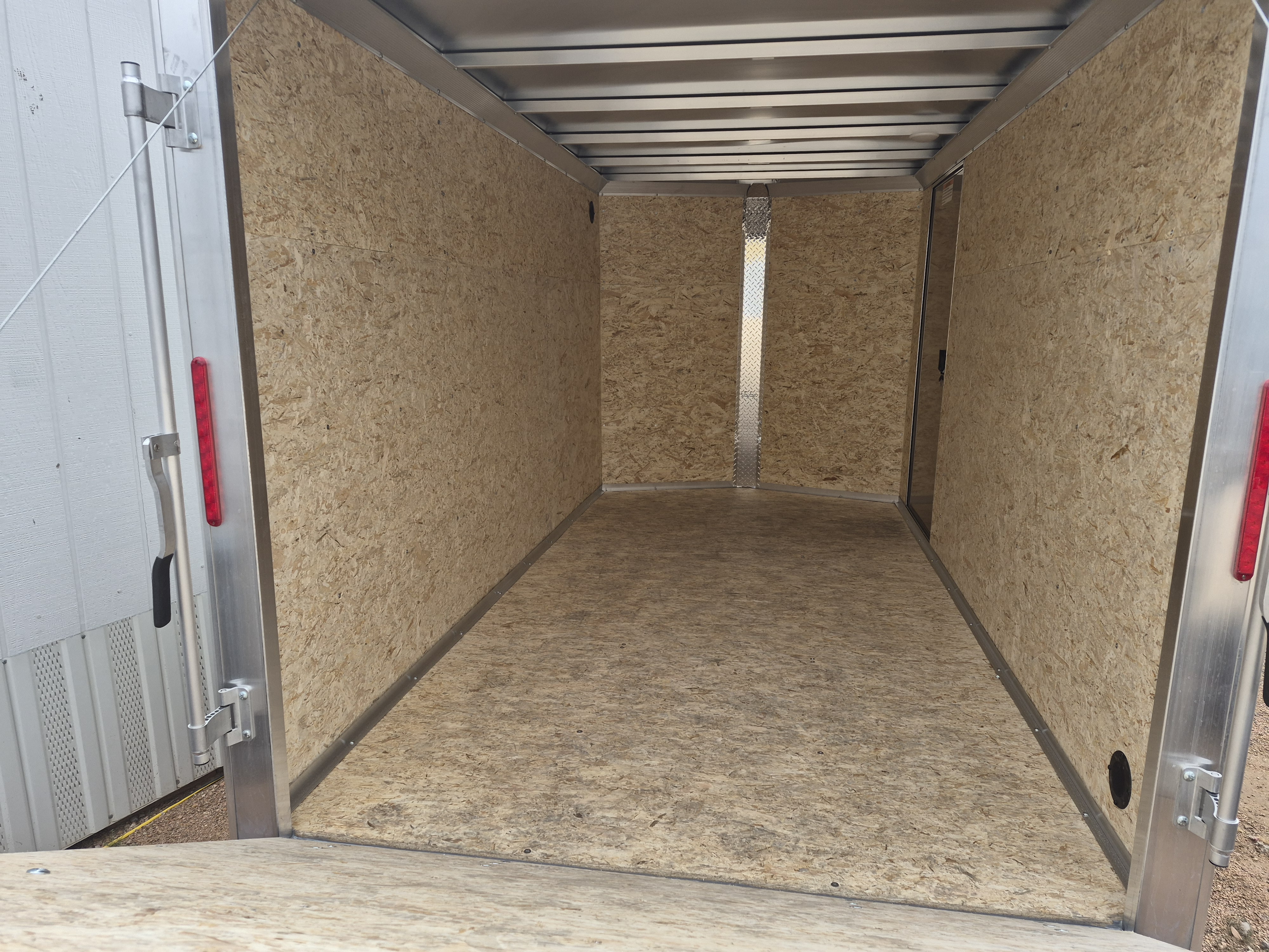 Alcom 12x6 All Aluminum NXT Enclosed, 3K GVWR, Side Door, Ramp Door - Stock #ALC255 - Image 3 of 4