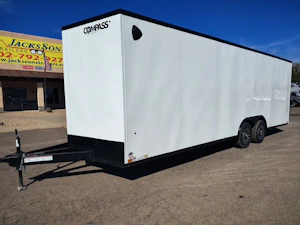 Compass 24x8.5 Indigo DLX Car Hauler, 10K GVWR, 6" Extra Height, Ramp Door