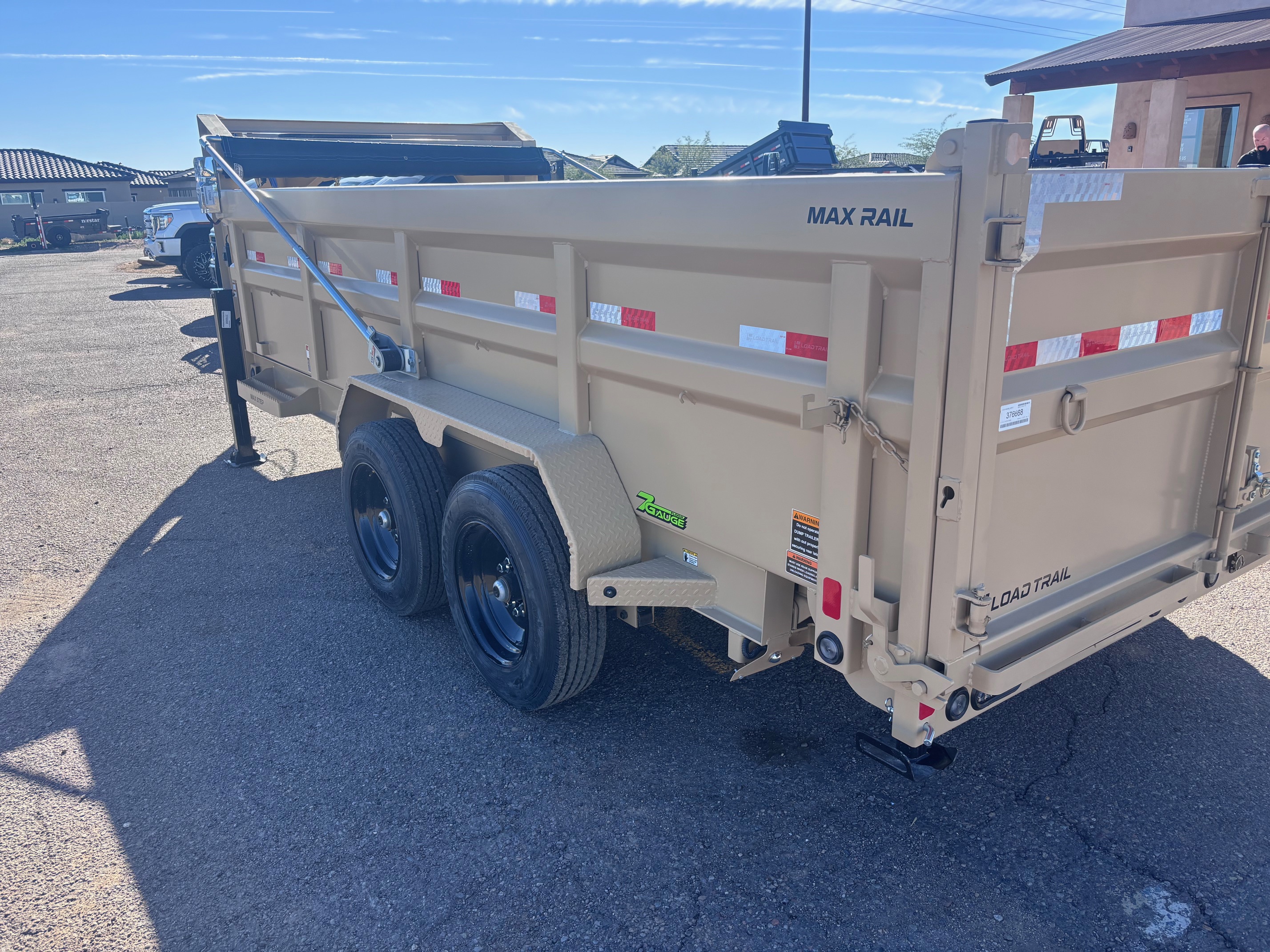 Load Trail 16x83 Gooseneck, Tandem Axle, 16 GVWR, Low-Pro Dump, 36" Sides - Stock #LTD914 - Image 4 of 10
