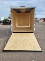 Look 14x7 ST DLX Flat Top V-Nose 7K GVWR, Ramp Door Stock #CMP2944 - Thumbnail 5