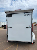 Compass 12x6 Indigo DLX, Flat Top V-Nose, 7K GVWR, Ramp Door Stock #CMP2953 - Thumbnail 2