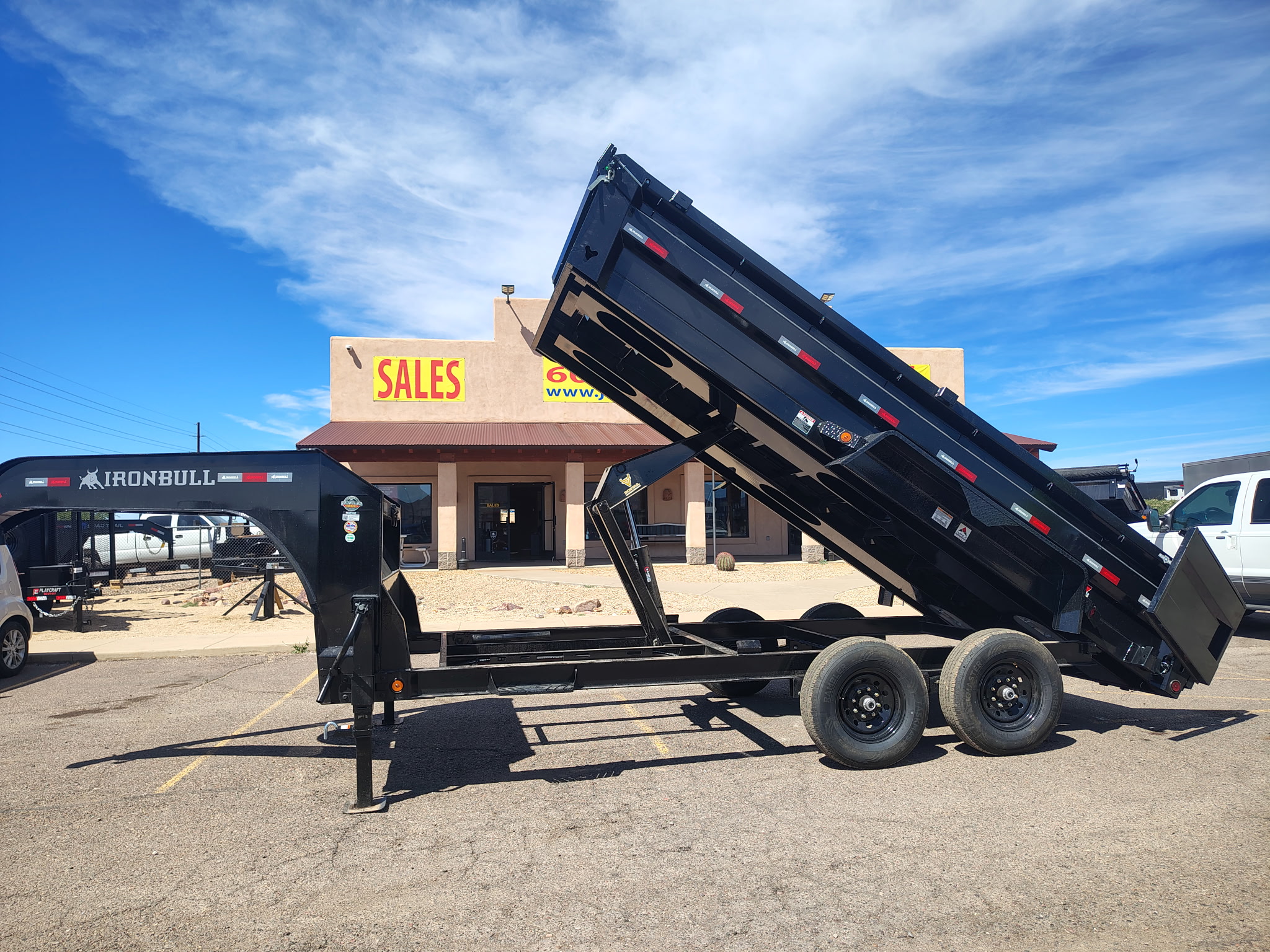 Norstar 16x83 IronBull Gooseneck, Tandem Axle Dump, 15K GVWR, 24" Sides - Stock #NST1430 - Image 13 of 16