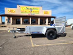 Aluma 08x54 All Aluminum, 2K GVWR, Single Axle, W/ Tailgate (548ESA-S-TG) Stock #ALU424 - Thumbnail 3