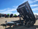 Norstar 12x83 IronBull Tandem Axle Dump, 14K GVWR, 36" Sides, Solar Charger Stock #NST1431 - Thumbnail 2
