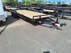 Load Trail 20x83 Tandem Axle, 10GVWR, Carhauler, Slide In Ramps