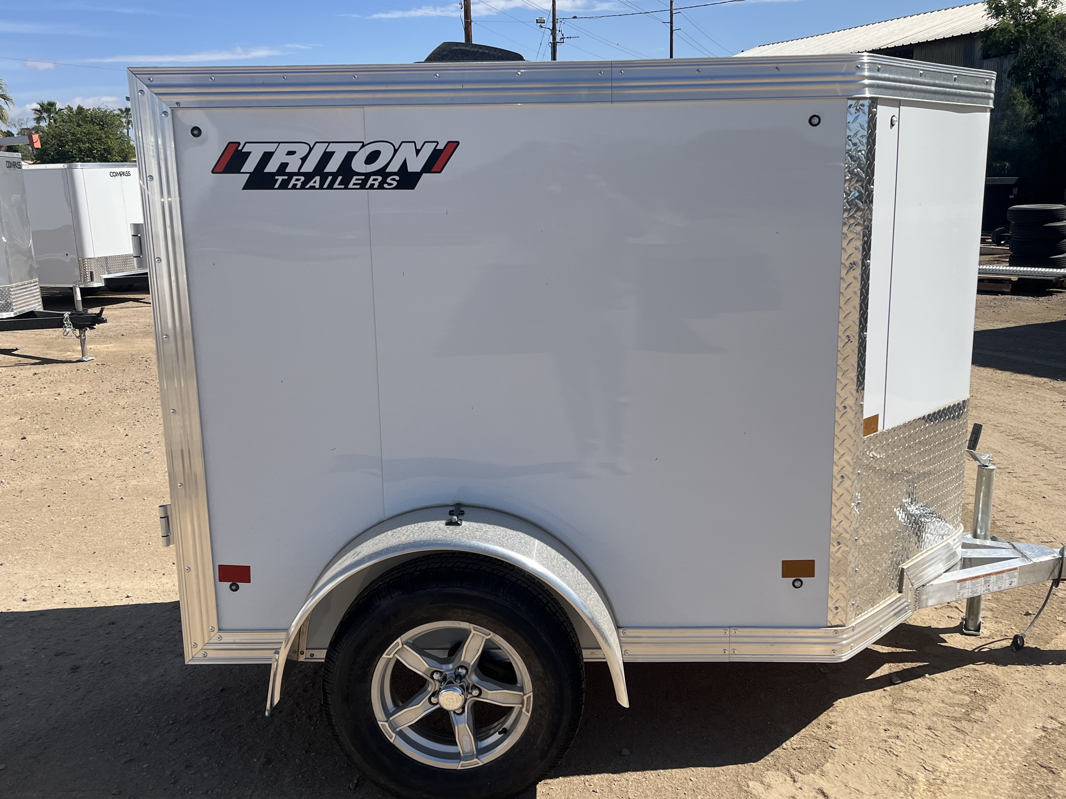 Triton 6x4 All Aluminum, NXT Enclosed, 2K GVWR, Swing Door - Stock #ALC199 - Image 2 of 8
