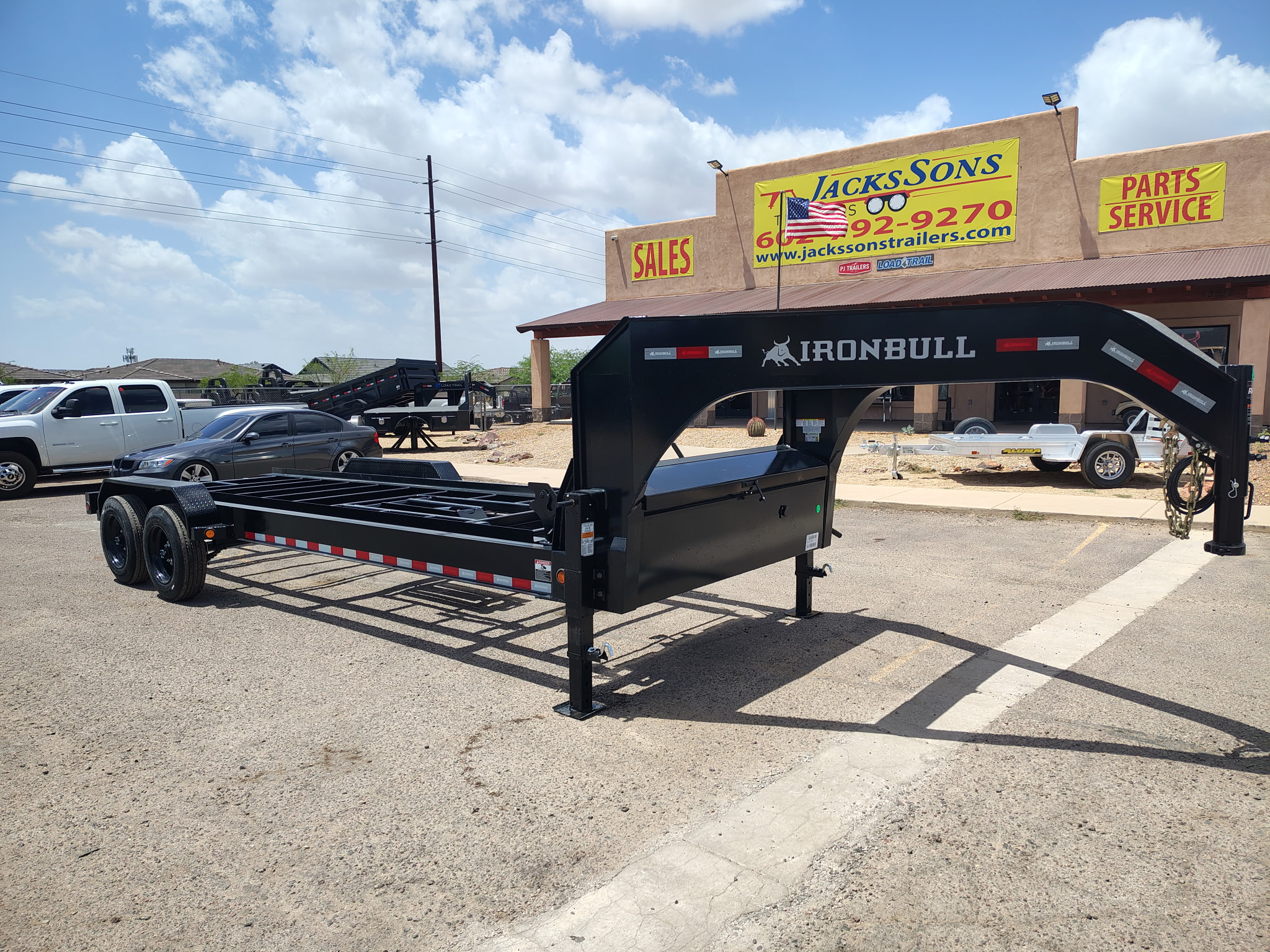 Norstar 20x83 Ironbull Gooseneck, Tandem Axle, Roll Off Chassis, 16K GVWR, 16 PLY - Stock #NST1444 - Image 11 of 13