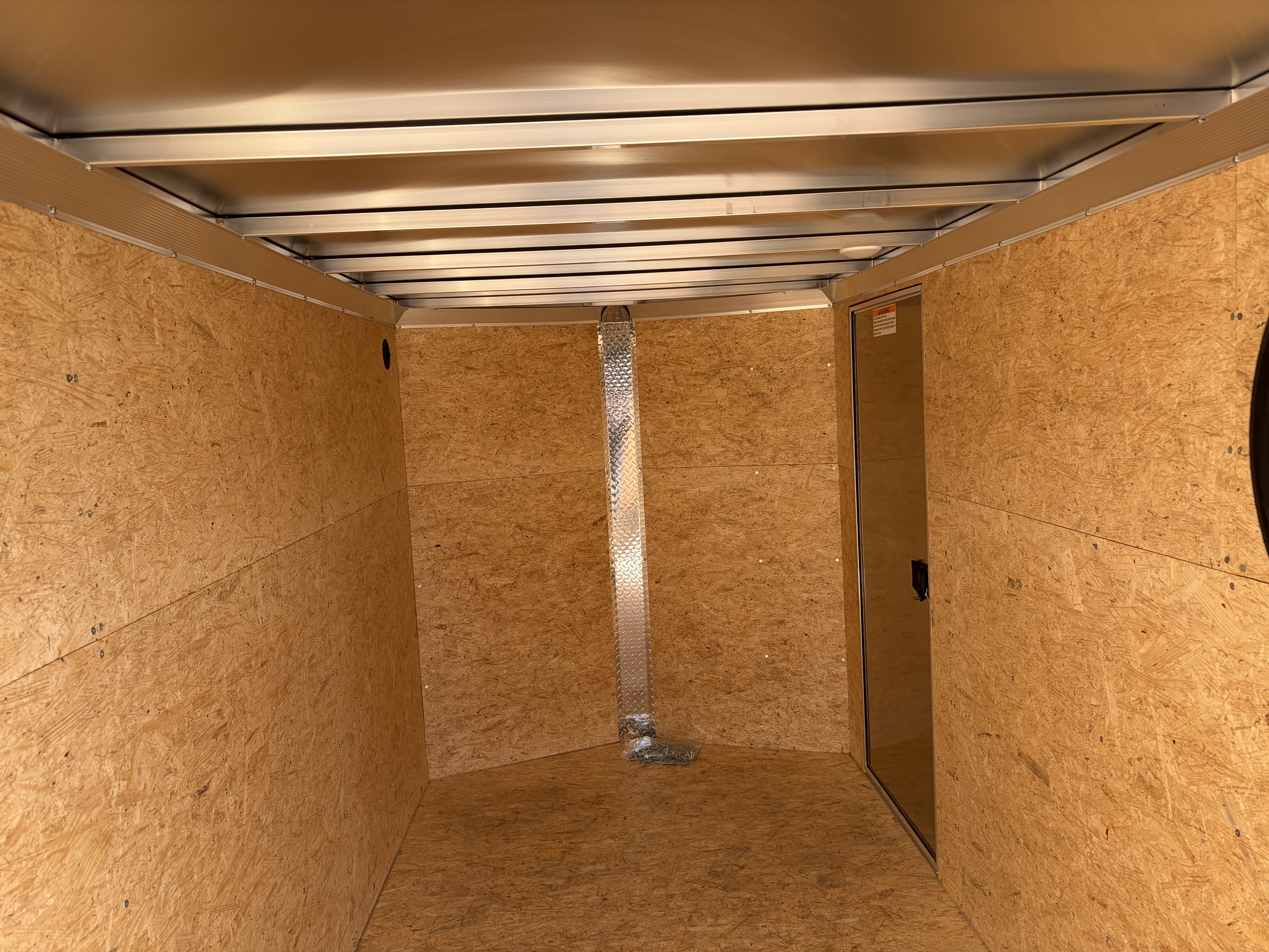 Alcom 12x6 All Aluminum NXT Enclosed, 3K GVWR, Side Door, Ramp Door - Stock #ALC262 - Image 8 of 8